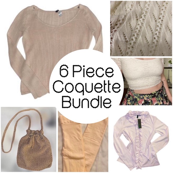 6 Piece Coquette/Balletcore/Vintage Clearance Bundle! - Picture 2 of 8
